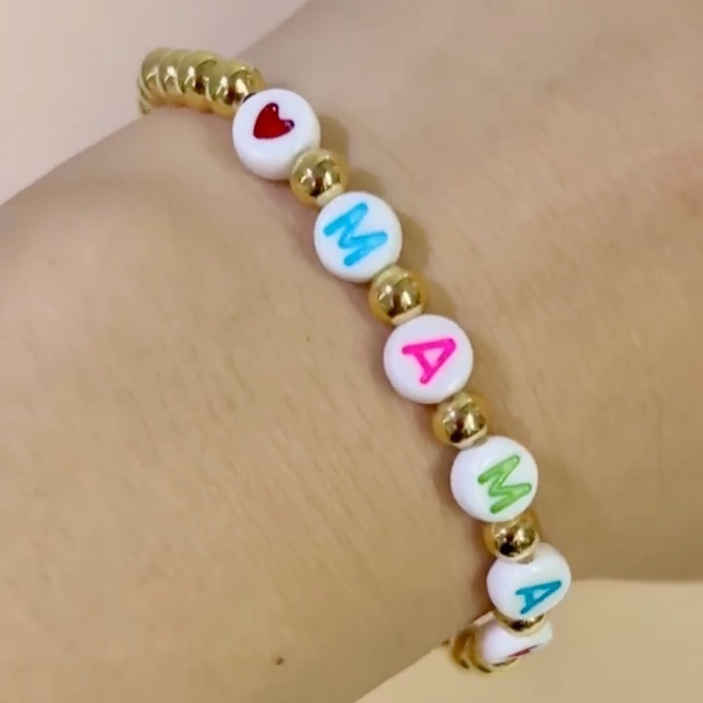New mom gift, stretch bracelet - Picture 4 of 6